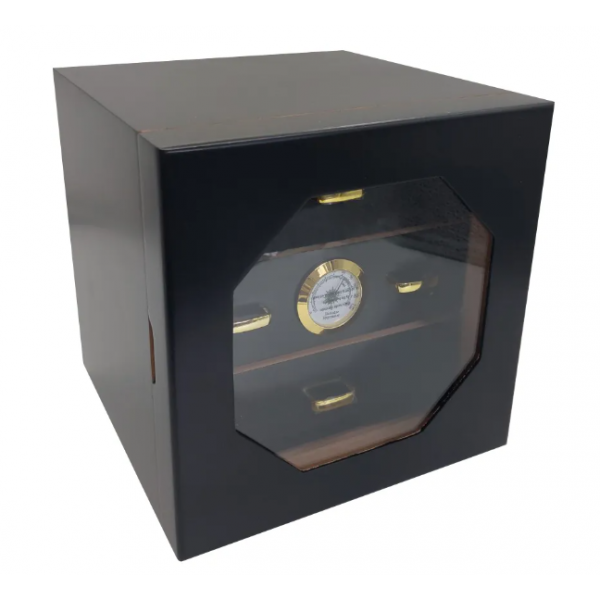 Acalava ALCB-WT03H 3層 50支裝 雪茄櫃帶濕度錶 - 雪松木、鋼琴烤漆、雙層保濕